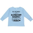 thumbnail image 3 of Inktastic My Mommy is a Respiratory Therapist and a Hero Boys or Girls Long Sleeve Toddler T-Shirt, 3 of 5