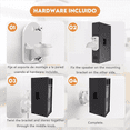 thumbnail image 4 of 4PCS Universal Speaker Wall Mount Bracket Ceiling Stand Clamp with Adjustable Swivel and Tilt Angle Rotation, 4 of 6