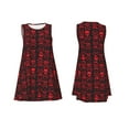 thumbnail image 7 of Haiem Red Skulls With Crossbones for Women’s Summer Dresses – Casual Sleeveless Tank Loose Sundress, Lightweight Beach Dress, 7 of 7