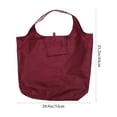 thumbnail image 2 of GOOHOCHY Sac Fourre-Tout Réutilisable pour Épicerie Rouge Foncé pour Adultes 1Pcs, 2 of 7