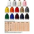 thumbnail image 3 of Frontwalk Mens Sweatshirts Solid Color Hooded Sweatshirt Drawstring Hoodies Men's Warm Pullover Long Sleeve Hoodie Tops White S, 3 of 3