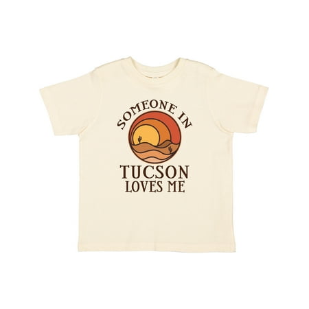 

Inktastic Someone in Tucson Arizona Loves Me Gift Toddler Boy or Toddler Girl T-Shirt