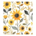 thumbnail image 6 of Yayeee Magnetic Dishwasher Cover for The Front Decoration Home Kitchen Machine Sticker Protector, White Watercolor Sunflowers, 6 of 6