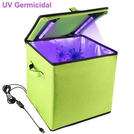 Portable UV Ozone Sanitizer Box Germicidal Sterilizer Bag LED Disinfection Cleaner for Mask Phone Gloves Bottle Toys