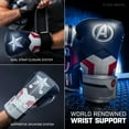 thumbnail image 4 of Hayabusa Marvel Hero Elite Boxing Gloves for Men and Women - Captain America (Sam Wilson), 16oz, 4 of 6