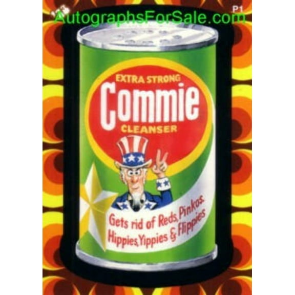 Wacky Packages Commie Cleanser 2008 Topps promo card P1