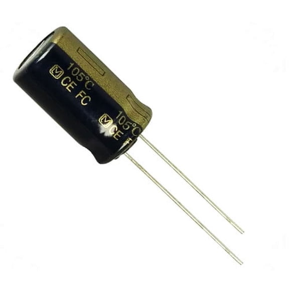 EEU-FC0J332  3300uF 6.3V 20% (12.5 X 20mm) Radial 5mm 1655mA 5000h 105C  Capacitor Aluminum Lytic