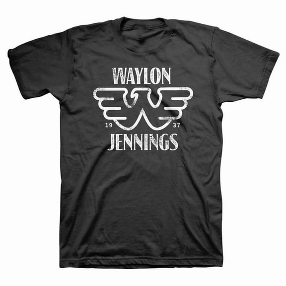 Waylon Jennings Est. 1937 Flying W Symbol Men T Shirt