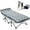 Noble Gray, variant on ABORON Folding Camping Cot for Adults with Removeable Mattress & Carry Bag, Heavy Duty 1200D Folding Cots, Folding Sleeping Cots