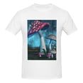 thumbnail image 4 of Bingfone Fantasy Mushrooms Men'S Loose Fit Short-Sleeve Pocket T-Shirt, 4 of 7