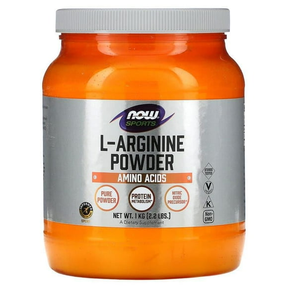 NOW Foods, Deportes, L-arginina en polvo, 1 kg (2,2 lb)