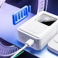 thumbnail image 2 of Inteprter Cámara de timbre inalámbrica con integración de hogar inteligente, sin necesidad de taladrar, captura automática Cerraduras de hardware blanco, 2 of 4