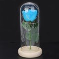 thumbnail image 3 of Rose lámpara de escritorio cadena luz en cubierta cúpula romántica regalo San Valentín (azul oscuro), 3 of 8