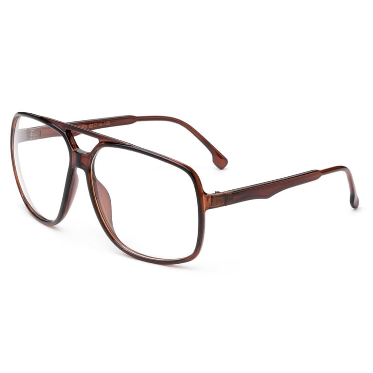 Oversized Round Glasses Frames Women, Men With Non Prescription or  Prescription Lenses 