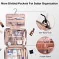 thumbnail image 3 of Neceser de viaje Everfun para mujer con compartimento a prueba de fugas, 3 of 8