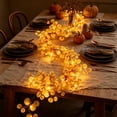 thumbnail image 4 of Eolstice Halloween Vines Wall Decor, Foliage Leaves with Decorative Lights, Fireplace Handrail Decoration, Home Party Decoration, 4 of 6