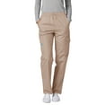 thumbnail image 1 of Adar Pantalon de Sarrau Cargo Fuselé Universel pour Femmes, Taille Élastique, Popeline Durable, Noir, 1 of 7