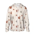 thumbnail image 2 of Uemuo Cute Squirrel Pattern Women's Full Zip UPF 50+ Sun Protection Hoodie Jacket Long Sleeve Sun Shirt Hiking Outdoor Performance with Pockets-Large, 2 of 9