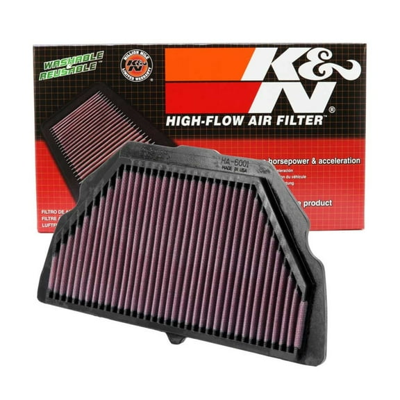 K&N Engine Air Filter: High Performance, Premium, Powersport Air Filter: 2001-2006 HONDA (CBR600F, CBR600F4i) HA-6001