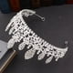 thumbnail image 5 of Zhuge Tiara de boda para novia, diadema de princesa, corona de novia, joyería para el cabello con diamantes de imitación de cristal, decoración para novia, cumpleaños, graduación, boda (plateada), 5 of 5