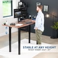 thumbnail image 5 of VIVO Black Electric Dual-Motor Height Adjustable 4-Leg Standing Desk Frame, 5 of 7