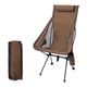 thumbnail image 5 of Silla plegable para acampar, silla de pesca portátil para adultos, para viajes de senderismo al aire libre Café, 5 of 8
