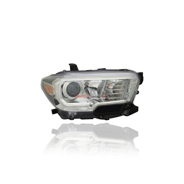 Headlight Assembly - Compatible/Replacement for '20-23 Toyota Tacoma SR5 - Halogen With Fog Lamp & Halogen Daytime Running Light - Right Hand - Passenger - 8111004262 CAPA