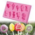 thumbnail image 3 of Lollipop Ice Cream Candy Ice Love Heart Chocolate DIY Fondant Baking Cooking Cake Decorating Tools Silicone Mold, 3 of 3