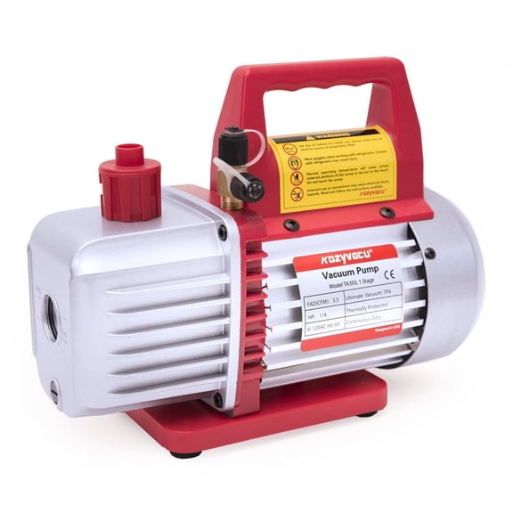 Single-Stage Rotary Vane Vacuum Pump for HVAC/Auto AC Refrigerant Recharging(TA350)