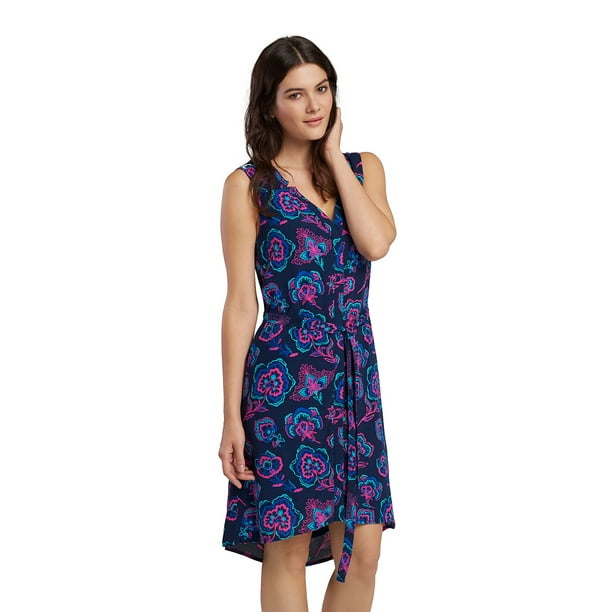 Hatley Hatley Women's Split Neck Sleeveless Dress Folk Floral