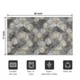 thumbnail image 5 of Gray Gold Hexagon Marble Pattern Door Rugs,Washable Non Slip Door Mats Indoor,Decorative Door Mats,Entry Mat Indoor for Entrance,Bedroom,Kitchen,Bathroom,17"x30", 5 of 6