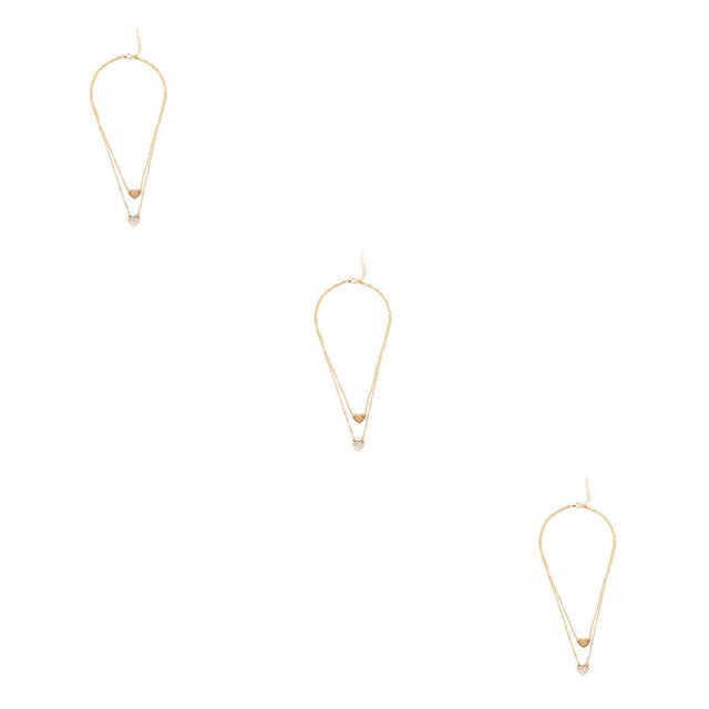 Collar de cadena exquisito Qarigey CBP199276 Oro