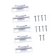 thumbnail image 3 of Soportes para Barra de Cortina, Ganchos para Barra de Cortina, Metal Resistente, Fácil de Instalar, Colgador de Soporte para Barra de Cortina de Venta 5 piezas, 3 of 9