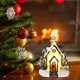 thumbnail image 3 of EeaseMX 1 miniadorno navideño de resina para casa, diseño artesanal, luminoso., 3 of 8