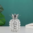 thumbnail image 4 of Estatua de imitación Soledad adorno de cristal plateado brillante, 4 of 7