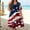 #0273-Multicolor, variant on Women V Neck Short Sleeve Patriotic Flag Print Midi Dress Side Pockets Loose Casual Summer Beach Sundress Multicolor XXXXL Birthday Gift