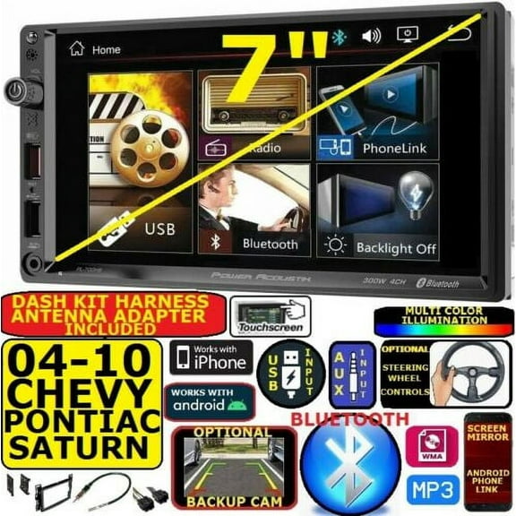 2000-05 SATURN AM/FM/ BLUETOOTH /USB/MP3/AUX/SD CAR RADIO STEREO