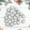 White, variant on Northlight 2-Finish Mini Christmas Glass Ball Ornaments - 1" (25mm) - White - 24pc