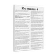 thumbnail image 4 of Romans 4 Bible Verse Canvas – Christian Wall Art, Ready to Hang, 4 of 17