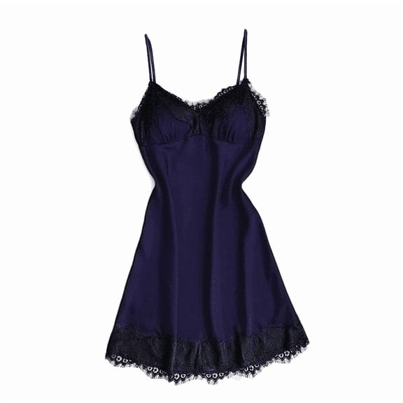 Aricy Sleepwear for Women Spaghetti Lace Strap Chemises V-Neck Nightgown Sexy Womens Lingerie Sleepwear Lingerie Lace Sexy Dress