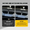 thumbnail image 2 of Pair Gloss Black Car Led Light Front Grille Replace Trim for BMW 5 F10 2010-2016, 2 of 16
