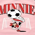 thumbnail image 3 of Mickey & Friends - Retro Minnie Soccer - Toddler And Youth Girls Raglan Graphic T-Shirt, 3 of 4