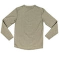 thumbnail image 2 of Omniwool Men's Heavyweight Base Layer Long Sleeve Crew Neck Top (Charcoal Heather, XL), 2 of 2