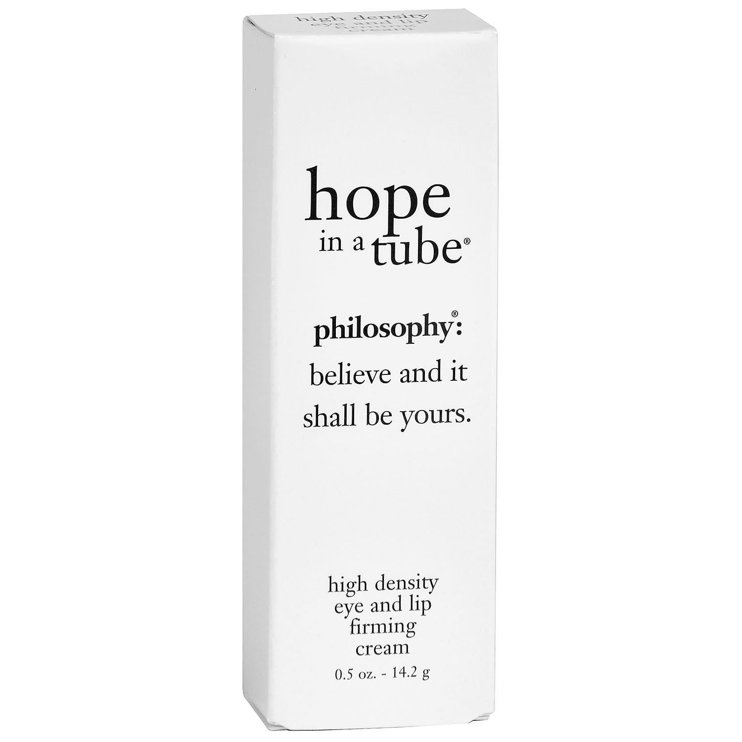 The Philosophy Hope in a Tube High-Density Eye and Lip Firming Cream (.5  oz.) - Walmart.com