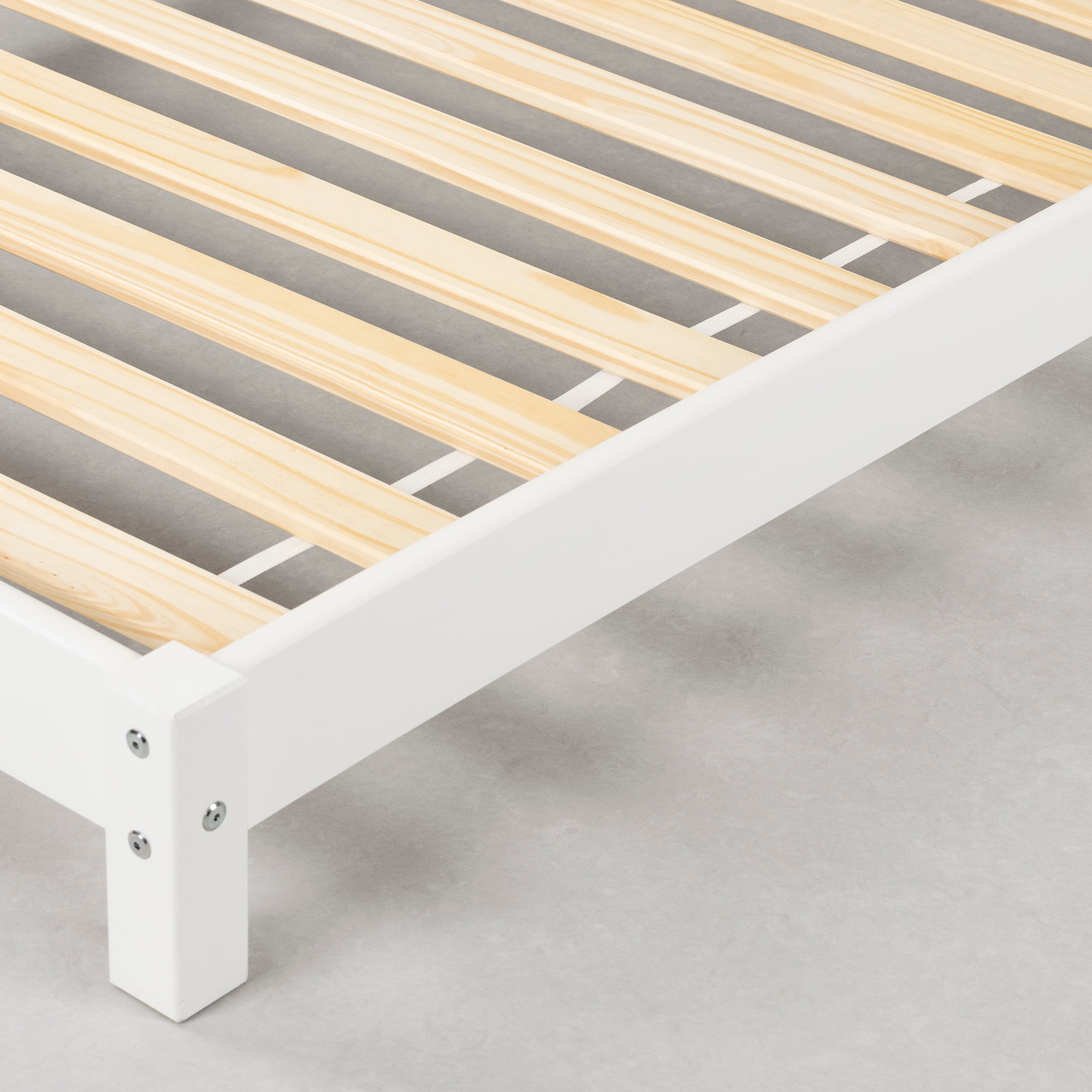 South Shore Sweedi Bed with House Frame Headboard, Pure White