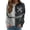 Khaki #082, variant on Halloween Evil Smile Fall Sweatshirts Pullover for Women, Oversized Crewneck Long Sleeve Tee Top, Cozy Soft Spooky Season Casual T-Shirt Shirt, S