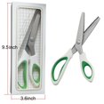 thumbnail image 2 of Pinking Shears JISTL Green Comfort Grips, corte en zigzag, 24 cm, 2 of 6