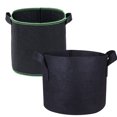 thumbnail image 4 of Bolsas de cultivo negras de 25 galones Macetas de tela para plantar Bolsas de cultivo Manijas de tela Contenedor de verduras Inevent JJ18838-01, 4 of 7