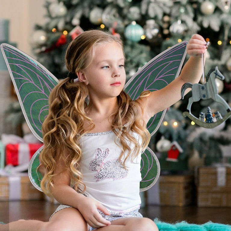 Cute Sparkly Fairy Wings For Girls Sheer Angel Wings For Kids Halloween  Costume Fair Theme Party