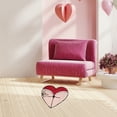 thumbnail image 4 of Hearth & Gear Valentine's Day Wool Unique Shape Rug Create A Cozy Atmosphere At Home Warm Your Hearts & Home Holiday Your Floor With Themed Dining Room Rugs for under Table 6x9 Shag Rug Shaggy Rugs, 4 of 7